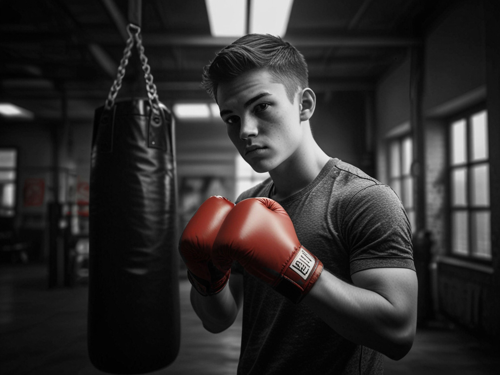 Beginner boxing class