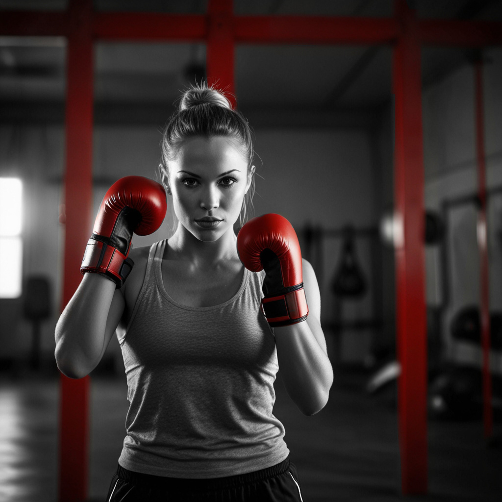 Fitness boxing workout